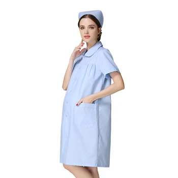 Nov Laboratorij Enotno za Ženske Delovne obleke za nosečnice, Uniforme Nositi Kostum Ženski Spa Enotno Kozmetični Salon Dolgo Jakno Obleke