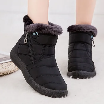 Ženske Škornji 2020 Novo Nepremočljiv Sneg Škornji Za Zimske Čevlje Ženske Priložnostne Lahki Gleženj Škornji Ženski Zimski Škornji Botas Mujer