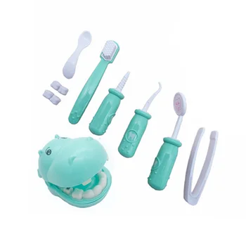 9Pcs Pretvarjamo, Predvajaj Igrače Zobozdravniku Preverite Zob Model Set Medicinska oprema Igra Vlog, Simulacija Learing Izobraževalne Igrače Za Otroke, Otroci