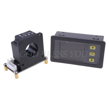 Digitalni DC Multimeter 0-90V 0-100A Voltmeter Ampermeter Moč Zmogljivost Čas Meter Zaslon,Polnjenje-Praznjenje Baterije Tester