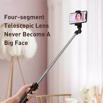 Baseus Brezžična tehnologija Bluetooth Selfie Palico Stojalo z Daljinskim upravljalnikom Ustrelil Razširljiv Zložljive Monopod za Huawei Pametni telefon Xiaomi