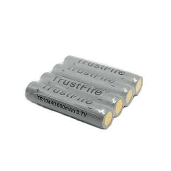 TrustFire Zaščitene 10440/AAA 600mAh 3,7 V Litijeva Baterija za ponovno Polnjenje Baterije s PCB Vir Energije za LED Svetilke