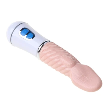 Super Mehka Jezik Vibrator Lizanje Igrača Klitoris Stimulator G Spot Vibrator