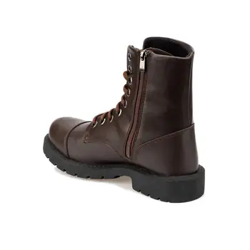 Črna in Rjava moški škornji Zimski odlično nepremočljiva in topla škorenj s strani zip hladno 2021 zbirka