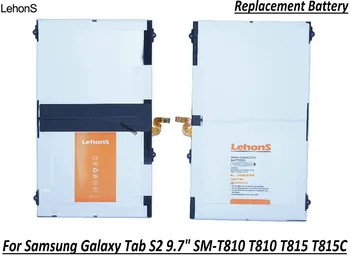 LehonS 1x Čisto Nov 5870mAh Tablet Baterija za Samsung Tab Galaxy S2 9.7
