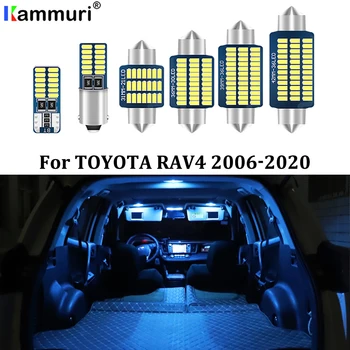 KAMMURI 14X Brez Napake Bela LED Avto Notranjosti Žarnice Paket Komplet Za 2006- 2017 2018 2019 2020 Toyota RAV4 RAV-4 LED Notranja Luč
