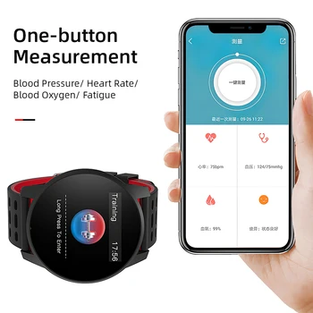 GPS Pametno Gledati 2020 Moški Ženske Bluetooth Inteligentni Zapestnica Kalorij Koraki Count Spanja Monitor Srčnega utripa, Krvnega Tlaka Kisika
