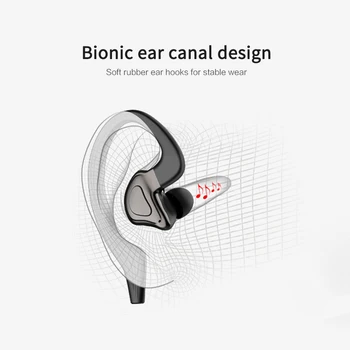Q9J TWS 5.0 Bluetooth Slušalke CVC Hrupa Preklic Vodotesne Slušalke Stereo Šport Čepkov Dvojno Mic Brezžične Slušalke