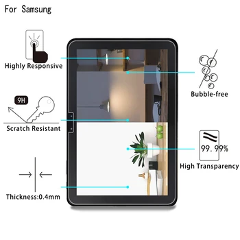 HD Kaljeno Steklo Za Samsung Galaxy Tab je Napreden 2 10.1 SM-T583 10.1