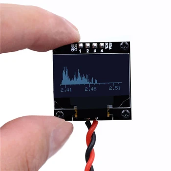 Mini OLED 2.4 G Glasba Spektralni Analizator Prikaz MP3, PC Avdio Ojačevalnik Indikator Nivoja Glasbe Ritem Analyzer