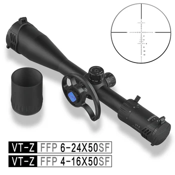 Prvi Žariščnoravninski Detektorski Odkritje Riflescope 4-16 6-24x50 VT-Ž .22LR Shockproof Steklo, Jedkano Reticle za Ptičji Lov