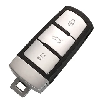 Kutery 3 Gumbi, Smart Remote Avto Ključ Fob 434Mhz ID46 Pcf7946 Čip Za VW Passat B6 3C B7 Magotan CC brez ključa Pojdi