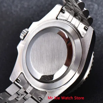 Bliger 40 mm Avtomatski Mehanska ura Moških Poslovnih Sapphire Kristalno Letnik GMT Watch Svetlobna Nepremočljiva Koledar ročno uro
