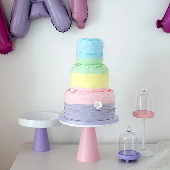 Les torta stoji Roza & vijolično serija namiznih pladnji doma dekoracijo, stojala za shranjevanje torto tabela baby stranke, dobavitelje