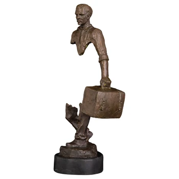 Ivorique DS-667 Bronasto umetnik, art kip bronasti kip, kiparstvo hoja človek kip za dom dekoracija za dekorativno kiparstvo