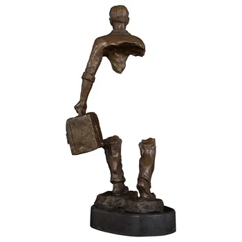 Ivorique DS-667 Bronasto umetnik, art kip bronasti kip, kiparstvo hoja človek kip za dom dekoracija za dekorativno kiparstvo