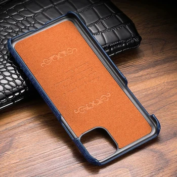 Pravega usnja, hrbtni pokrovček case za iPhone XS XR 11 Pro Max 6S 7 8 Plus myl-12p kuščar vzorec telefon nazaj primeru