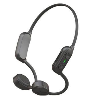 Kostno Prevodnost Slušalke Bluetooth Nepremočljiva Brezžične Slušalke z Mikrofonom Zunanja športna Prostoročno Slušalko