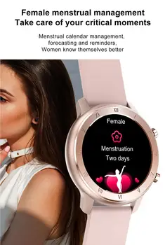 VOHE EKG Pametno Gledati 2020 Ženske Smartwatch IP68 Vodotesen Krvni Tlak Monitor Fitnes Zapestnica Band Za Android, Apple Xiaomi