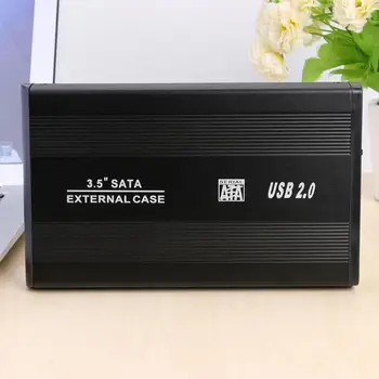 Trajno Trdi Disk Primeru Barva 3.5 inch Zunanji Trdi Disk, Ohišje SATA da USB3.0 Adapter za Prenosni Računalnik