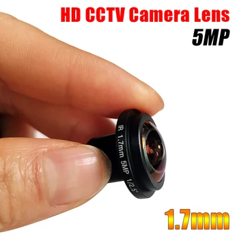 1,7 mm Fisheye Objektiv 5MP Za HD IP CCTV POE Fotoaparat M12 Nastavek 1/2.5