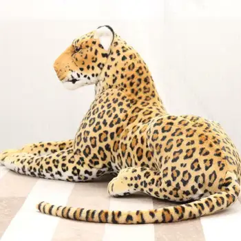 87 cm Velikan veliki Leopard Plišastih Mehko Veliko Polnjene Živali Big Džungle Igrače Božič Darilo Igrač, Plišastih tToys