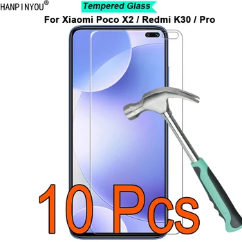 10 Kos/Veliko Za Xiaomi Poco X2 F2 Redmi K30 K30i Pro Ultra 9H Trdoto 2.5 D Kaljenega Težka Kaljeno Steklo Film Screen Protector