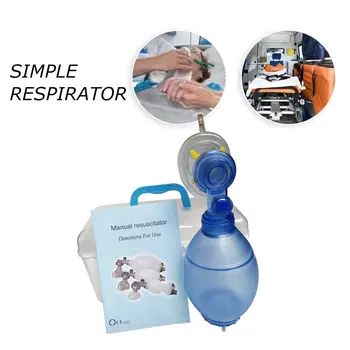 Preprosto samo Pomoč Elysaid PVC Preprost Resuscitator CPR Reševalnih Blazin Prve Pomoči, Usposabljanje za reševalne Naprave 1 Komplet