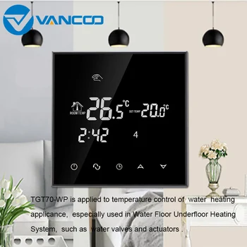 Termostat 220V Temperaturni Regulator Digitalni Ogrevanje sanitarne Vode Topla Tla Thermoregulator Brezžični Krmilnik
