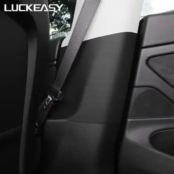 LUCKEASY za Tesla Model 3 2018-2021 Nevidna vrata Avtomobila Anti Kick Pad Zaščito Strani Rob Film Zaščitnik Nalepke