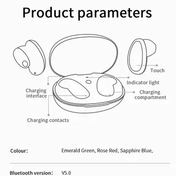 TWS DY10 Mini Brezžična Bluetooth Slušalke Nepremočljiva Poslovnih Slušalke Športne Čepkov Glasbo, Slušalke Za Xiaomi Huawei Iphone