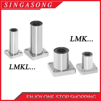 2pcs/veliko LMK10LUU LMK10UU LMK8UU LMK12UU LMK6UU LMK12LUU LMK8LUU prirobnica linearCNC za 3D tiskalnik linearni Palico