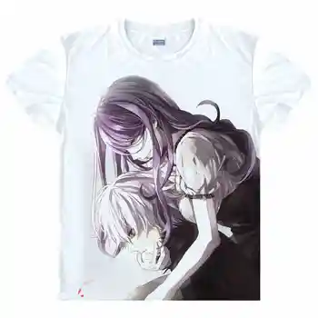 Anime Tokyo Ghoul Kamishiro Rize Belega T-Shirt Tee Poletje Kratek Rokav Vrhovi Unisex Cosplay S-XXL