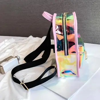 Nahrbtniki za ženske Laser nahrbtniki šoli hologram šolske torbe za najstnice holografski torba mochila feminina