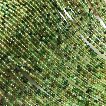 Icnway 38 cm Naravni zeleni Turmalin 2x3mm Okroglih Gladko Kroglice Diy Nakit Accessorie Ogrlico, Zapestnico, Uhane, Svoboden Kroglice