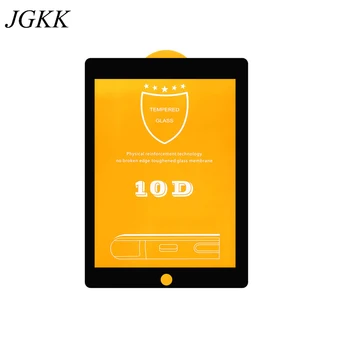 JGKK Polno Zajetje 10D Kaljeno Steklo za IPad 1 2 3 4 9.7 Tablet Screen Protector za Apple IPad 5 6 Zraka 1 2 HD Zaščitno folijo