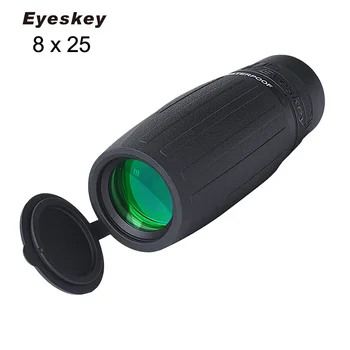 Eyeskey 8x25 Nepremočljiva Kompakten Oko za Caming Lovski Daljnogled, Velika Okular Oko z BaK4 Prizmo Optika