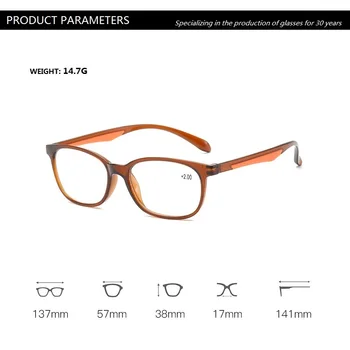 Moški Letnik Obravnavi Očala Presbyopia Očala Moški Ženske Ultra lahka Retro Moški Ženska Očala 1.0 1.5 2.0 2.5 3.0 3.5 4.0