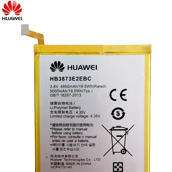 Prvotne HB3873E2EBC 5000mAh Baterija Za Huawei Mediapad X1 X2 7.0