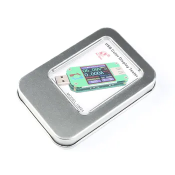 UM24C USB 2.0 Tester Barvni LCD-Zaslon Napetost Tekoči Meter UM24 Voltmeter Ampermeter Napolnjenosti Baterije Ukrep Kabel Impedanca