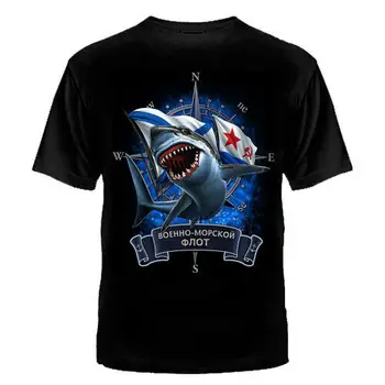 T-shirt MORNARICA ruske T-Majice rusijo putin vojaške kult moška Oblačila morski Pes