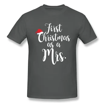 Moj Prvi Božič Kot Gospe T Shirt Za Moške Vrhovi Tees Black T-shirt 90. letih Holiday Gift Oblačila Pismo Tshirt Smešno Pregovor