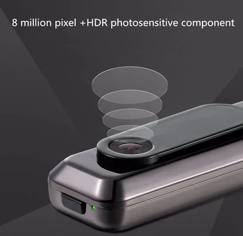 Full HD 1080P Mini Kamere Cam Video Pametno Glasovno Snemanje Zvoka Stereo Diktafon Pero, USB, U Disk Ovratnik Posnetek 8GB/32GB/64GB