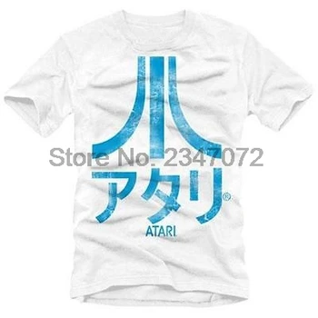 Atari - Japonski Logotip Stiski Mens T-Shirt Kratek Rokav bombaža moške tshirt poletnih vrh tees