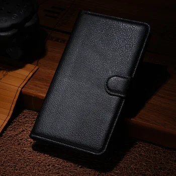 SM 9150 za Samsung Galaxy Note Rob N9150 Flip Usnjena torbica, Denarnica Kartico Stent Primerih Lichee Vzorec črni Pokrov Samsung9150