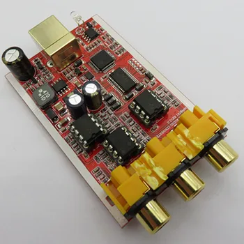 D3-Mini WM8741 Ojačevalnik DAC Dekoder USB Zvočno Kartico Najame Vročina Dekoder Zvočne Kartice