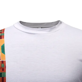 Bel Mozaik Afriške Dashiki Print Majica S Kratkimi Rokavi Moški 2020 Povsem Novo Kratek Rokav Tee Shirt Homme Ulične Priložnostne Afriška Oblačila