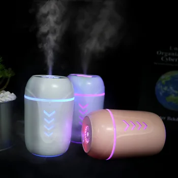 3 V 1 Ultrazvočni Vlažilnik Zraka Prenosni Kul Megle Air Aroma Olja Difuzor Romantično Barvni LED Lučka Humidificador Megle Maker