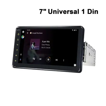 7 Palčni Automotivo Bluetooth Večpredstavnostna 1 Din Android 10 Avtomobilski Stereo Radio Vodja Enote GPS, Brezžična Carplay 4G Volan DVR