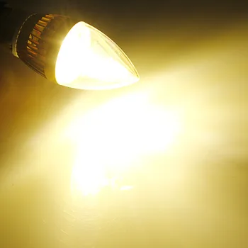 DHL Brezplačna dostava 130pcs E14 9W Zatemniti Iver LED Žarnice Žarnica LED Sveča, Luč Pozornosti Toplo/Naravne/Hladno Bela notranja luč
